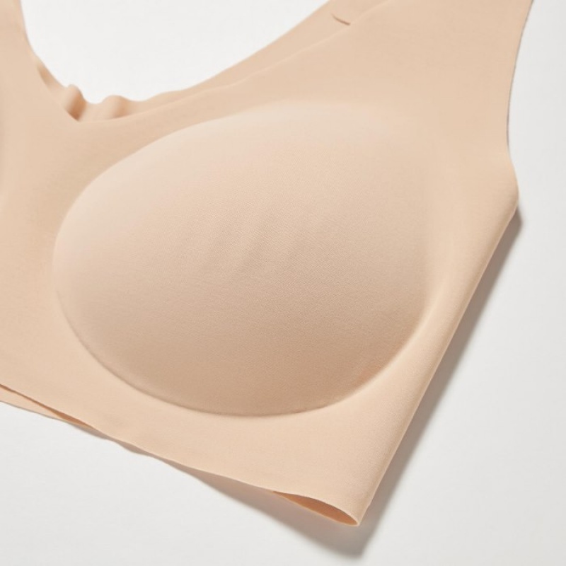 Uniqlo Wireless Ultra Relax レディース ブラ ベージュ | 1076013