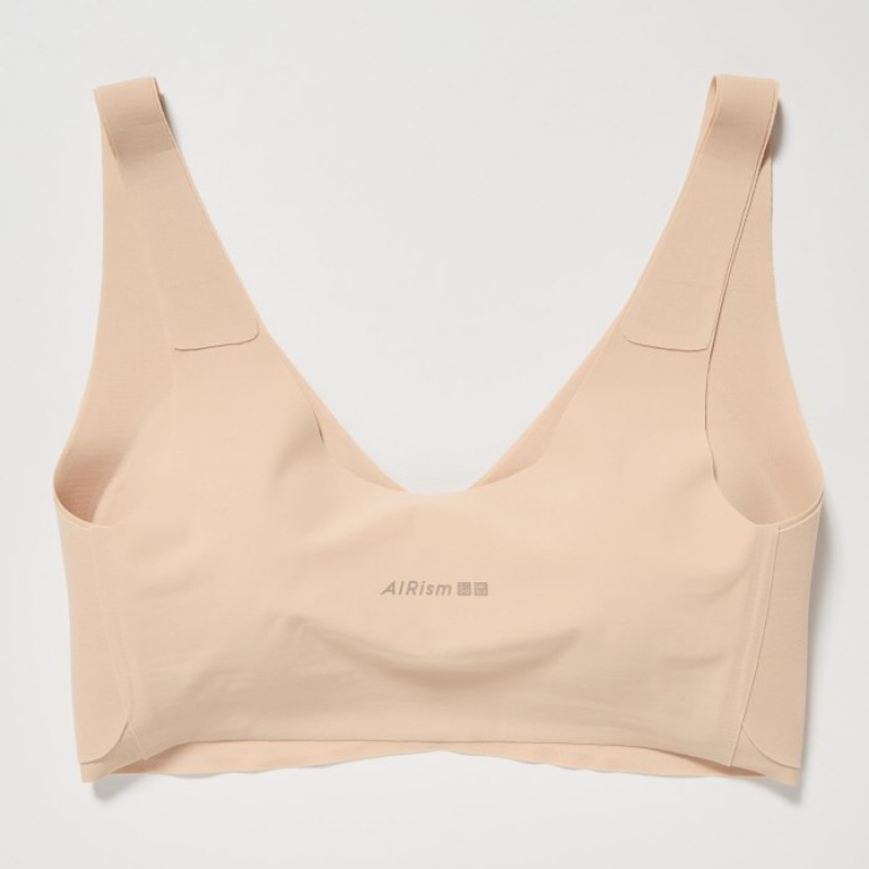 Uniqlo Wireless Ultra Relax レディース ブラ ベージュ | 1076013