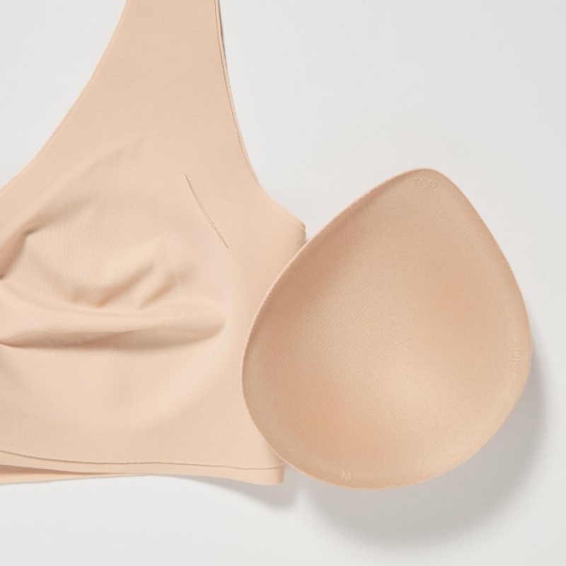 Uniqlo Wireless Ultra Relax レディース ブラ ベージュ | 1076013